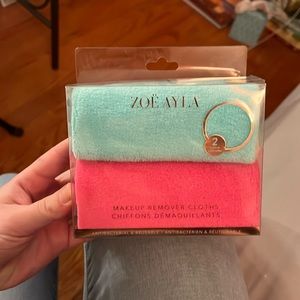 Two makeup remover cloths never used